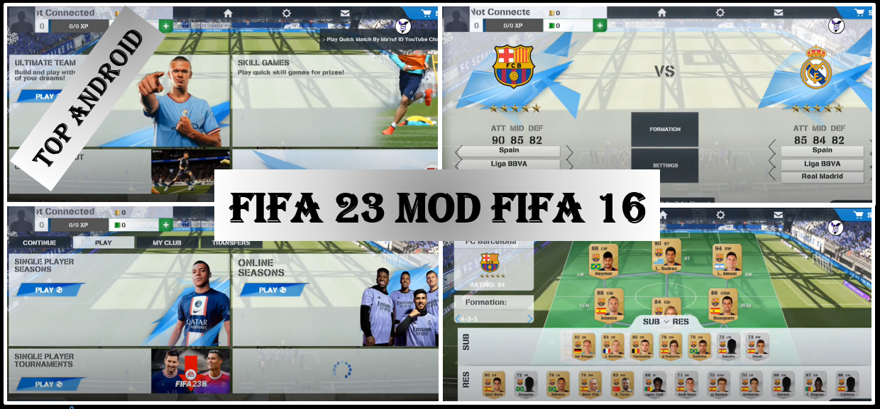 FIFA 16 MOD Premier League FIFA 22 Apk OBB Data Offline